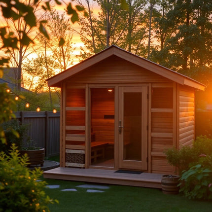 Experience ultimate relaxation with our outdoor saunas.