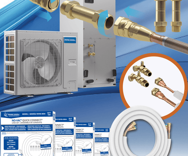 NO-VAC® Quick Connect® Line Sets for HVAC, Mini Split, Central Air ...