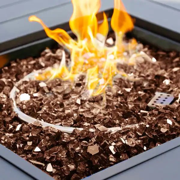 Classic Fireglass 1/2” Crushed – 25 lb Tub