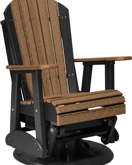 LuxCraft 2' Swivel Adirondack Glider
