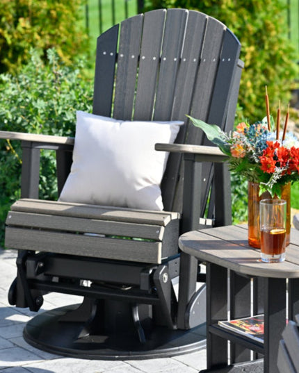 LuxCraft 2' Swivel Adirondack Glider
