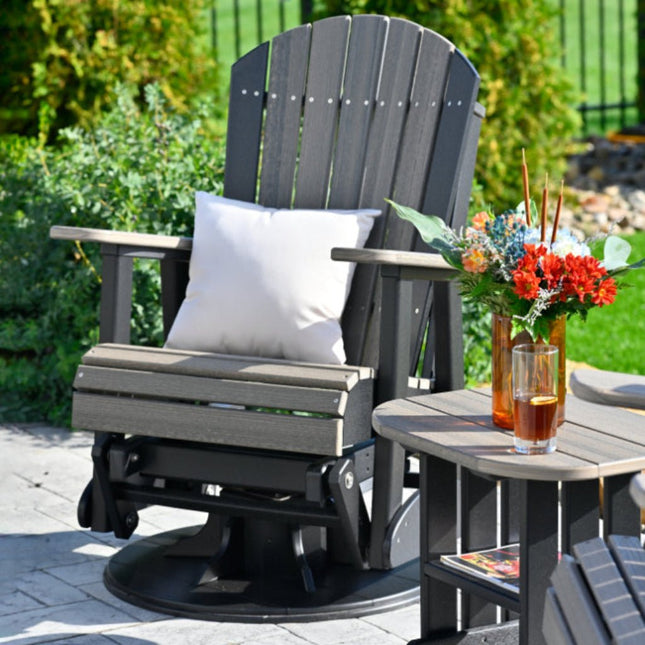 LuxCraft 2' Swivel Adirondack Glider