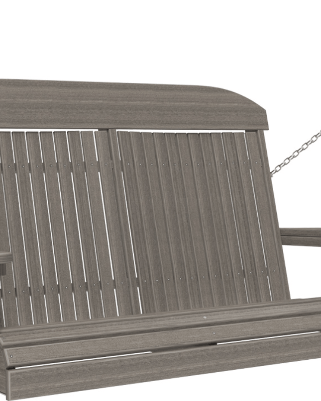 4 foot classic poly swing coastal gray 4CPSCG
