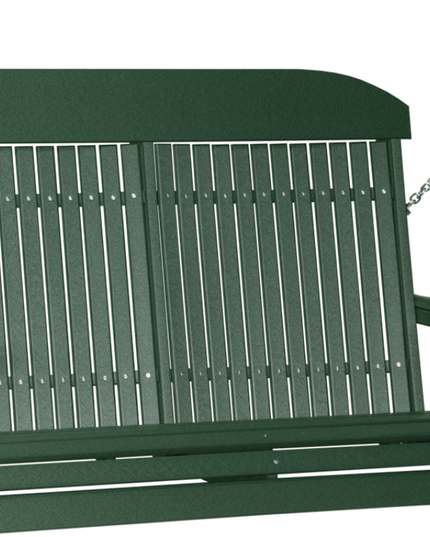 4 foot classic poly swing green 4CPSG