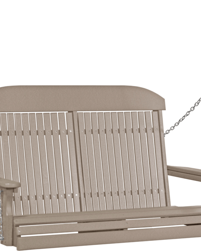 4 foot classic poly swing weatherwood 4CPSWW