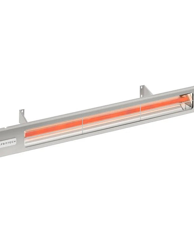 Infratech Slimline Series Single Element SL4027SV 4000W 277 Infrared Patio Heater Silver