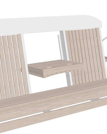 5 foot classic poly swing birch and white 5CPSBIW