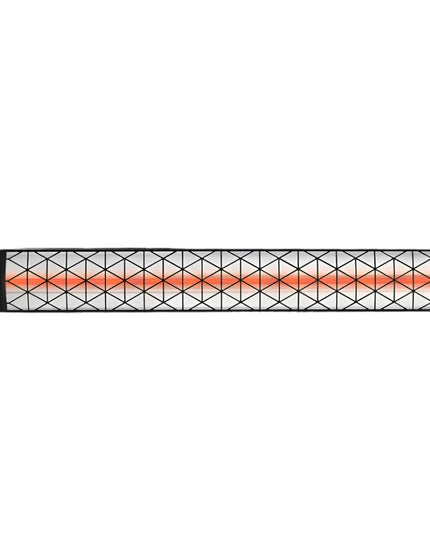 Infratech Motif Contemporary Decorative Fascia for 61-1/4” Dual Element Heater