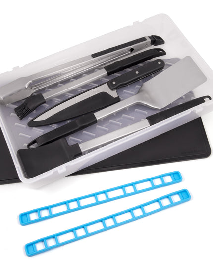 Portable Grilling Tool Set with Case