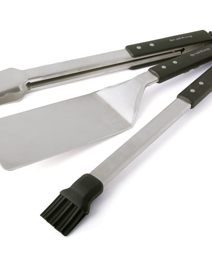 Premium 3pc Stainless BBQ Tool Kit