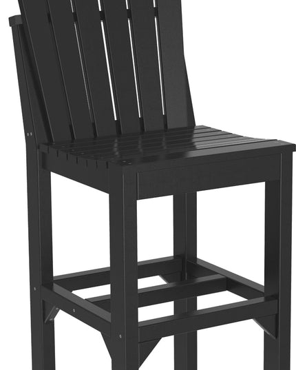 Adirondack Side Chair (Bar Height) Black