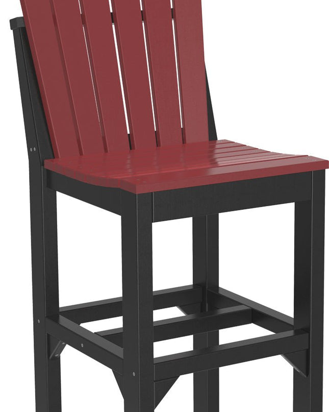 Adirondack Side Chair (Bar Height) Cherrywood & Black
