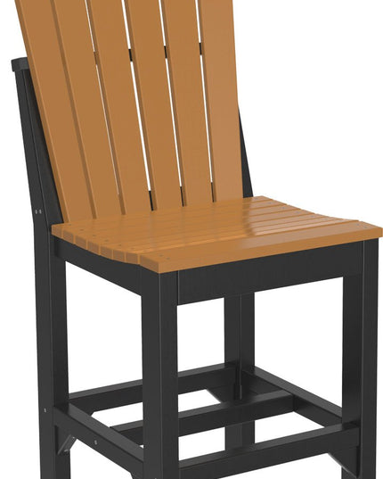 Adirondack Side Chair (Counter Height) Cedar & Black