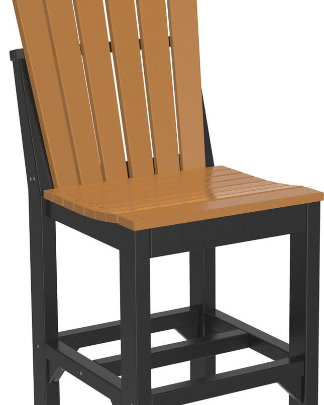 Adirondack Side Chair (Counter Height) Cedar & Black