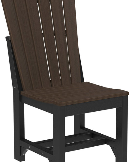 Adirondack Side Chair (Dining Height) Brazilian Walnut & Black