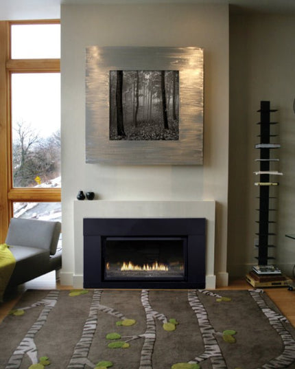American Hearth Franklin DVC20 Clean Face Gas Insert - 20" Direct Vent, Millivolt Pilot, Ceramic Glass - NG/LP