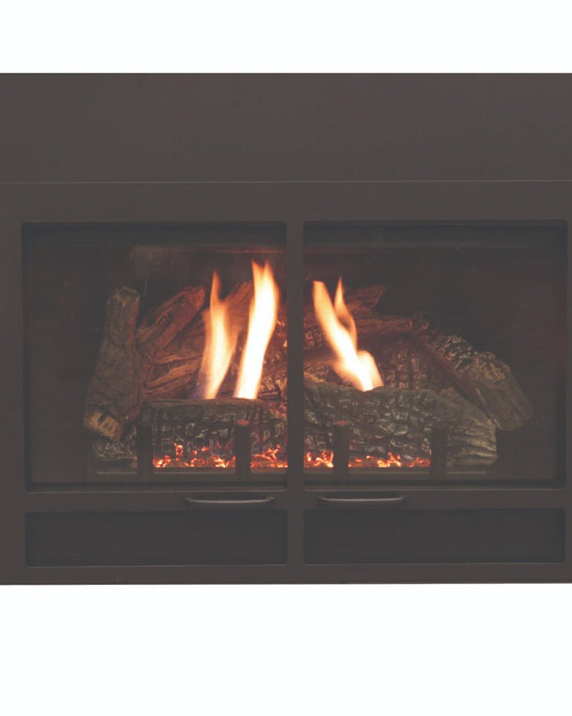 American Hearth Franklin DVC26 Medium Gas Insert - 26" Direct Vent, Millivolt Pilot, 77% Efficient - NG/LP