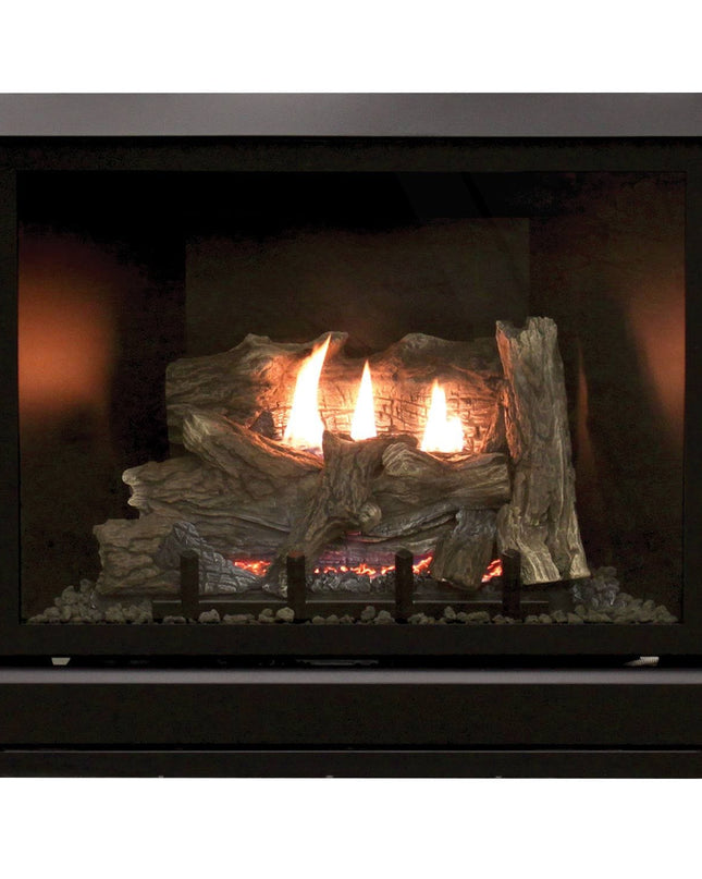 American Hearth Madison 36" Clean Face DVCD36 Deluxe DV Gas Fireplace – 20K BTU, Tempered Glass, NG/LP