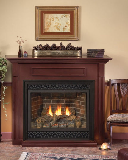 American Hearth Madison DVD36 Deluxe DV Gas Fireplace - 36" Direct Vent, Millivolt/IPI, Tempered Glass - NG/LP