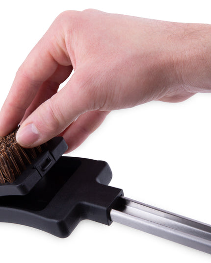 Natural Palmyra Grill Brush with Refill
