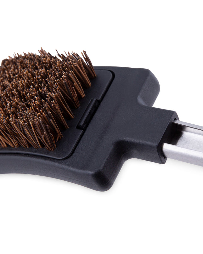 Natural Palmyra Grill Brush with Refill