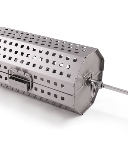Rotisserie Tumble Basket with Grill Wok