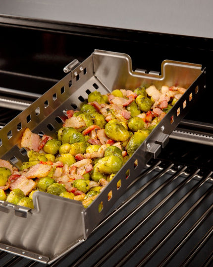 Rotisserie Tumble Basket with Grill Wok