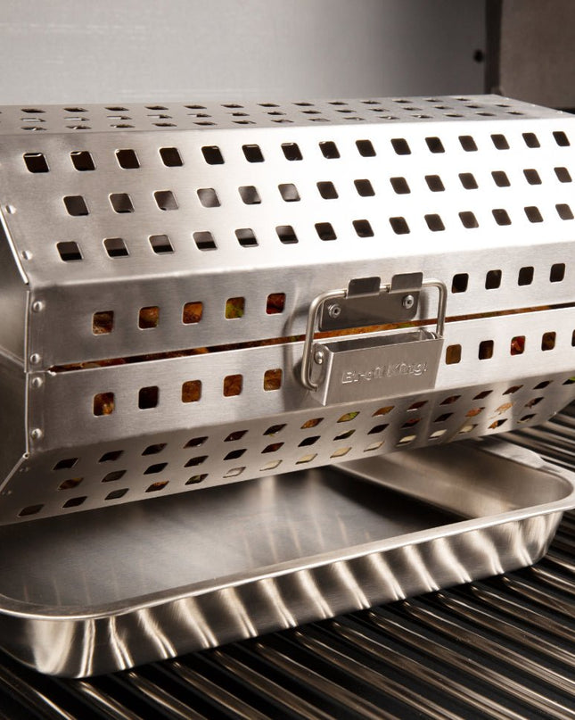 Rotisserie Tumble Basket with Grill Wok