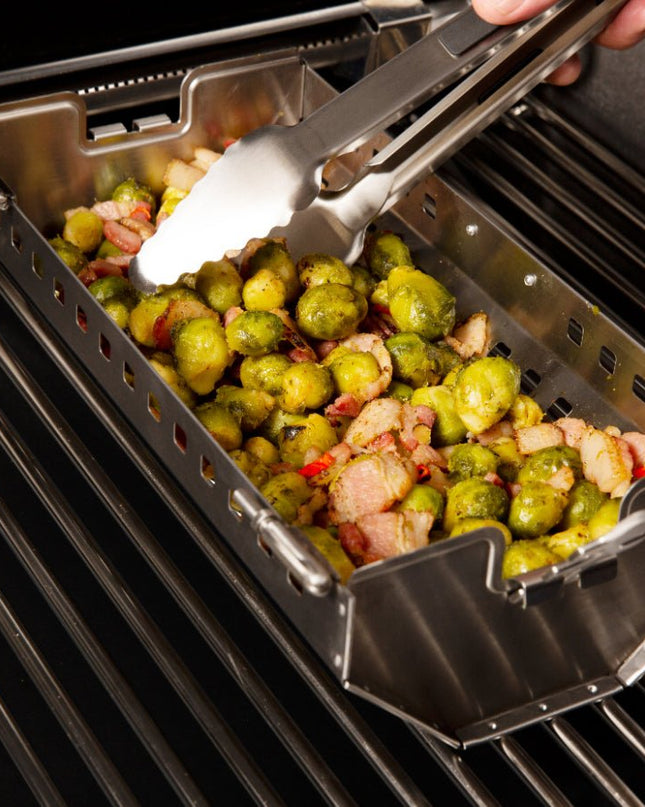 Rotisserie Tumble Basket with Grill Wok