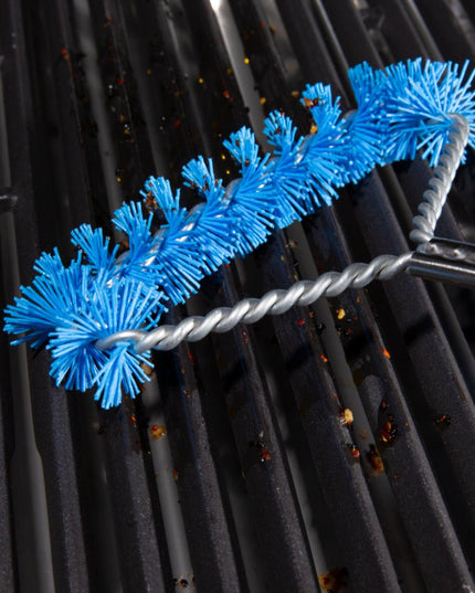 Extra-Wide Nylon Grill Brush for Cool Grates