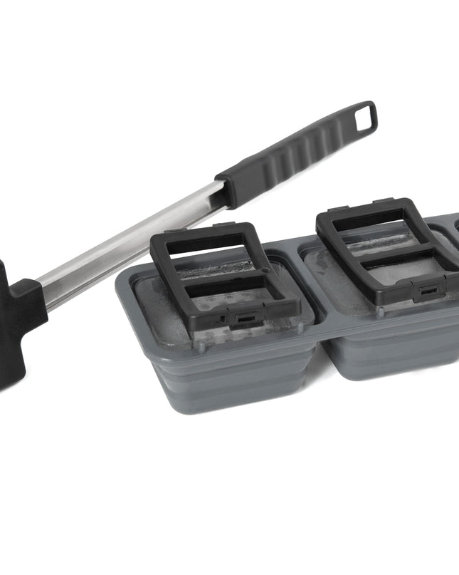 Natural Ice Grill Brush with Holders