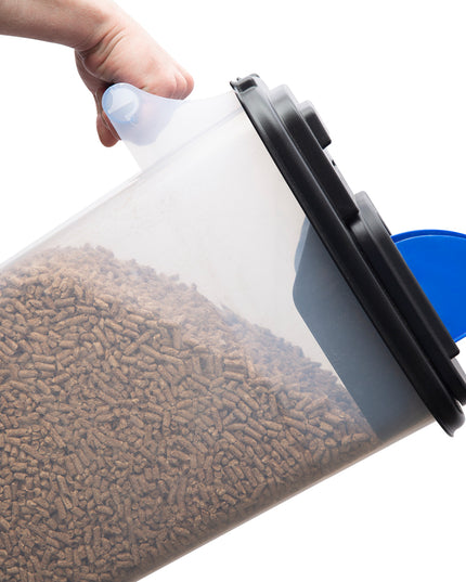 Pellet Fuel Storage Bin for Easy Handling