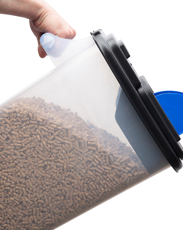 Pellet Fuel Storage Bin for Easy Handling