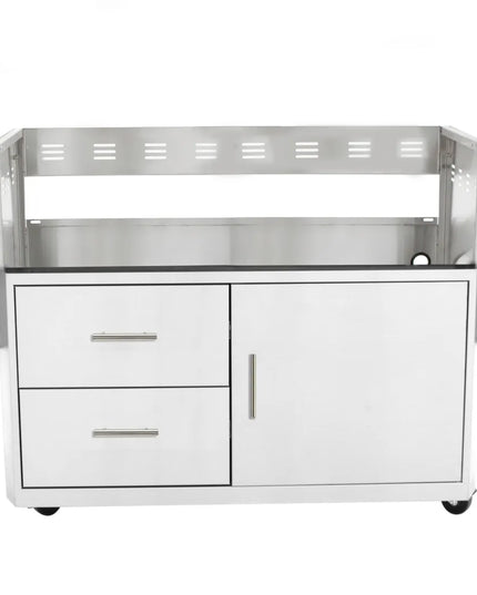 Blaze 44" Grill Cart with Dual Shelves