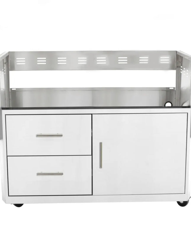 Blaze 44" Grill Cart with Dual Shelves