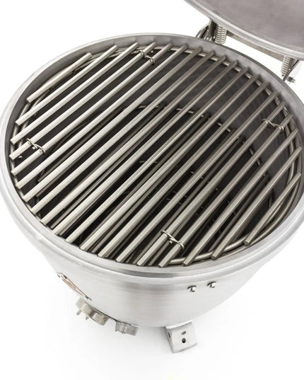 Blaze Cast Aluminum Kamado Grill 20-Inch on a Cart