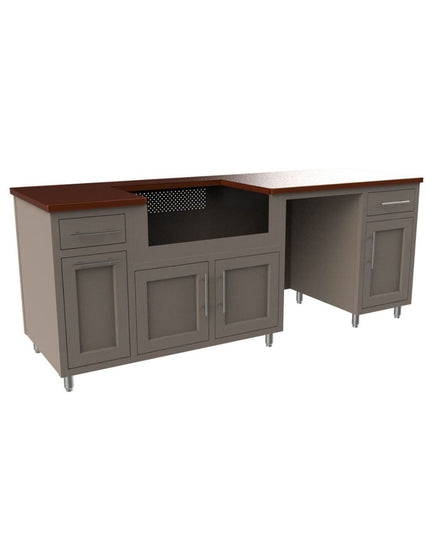 Challenger Coastal Series 8’ white 93.125” Island Package