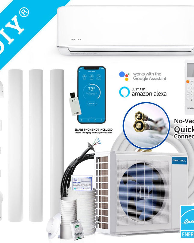MRCOOL® E Star DIY 4th Gen 24k BTU Ductless Mini-Split Heat Pump Complete System 208-230V/60Hz