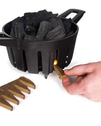 Natural Wood Fire Starters – 20 Pack, 6 Minute Burn