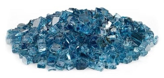 Reflective Fireglass 1/2” Crushed – 25 lb Tub