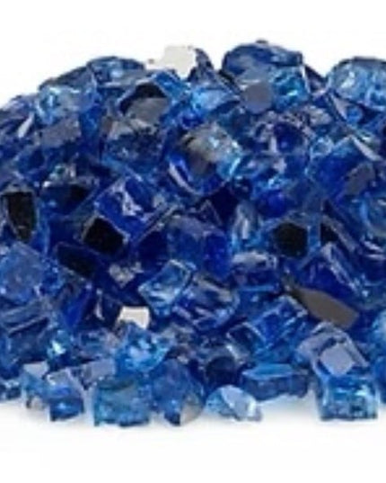 Reflective Fireglass 1/2” Crushed – 25 lb Tub