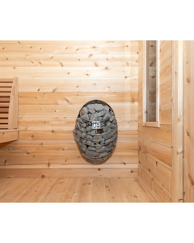 Georgian Cabin Sauna with Porch