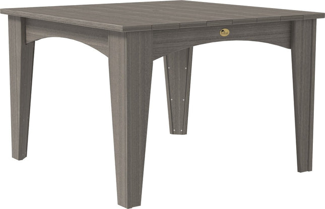 Island Dining Table (44" Square) Coastal Gray