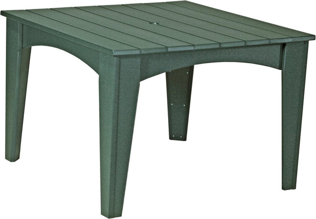 Island Dining Table (44" Square) Green