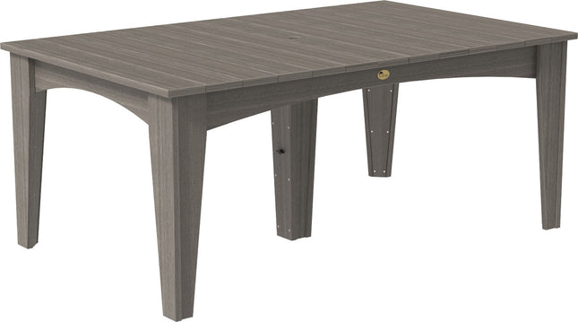 Island Dining Table (44" x 72" Rectangular) Coastal Gray