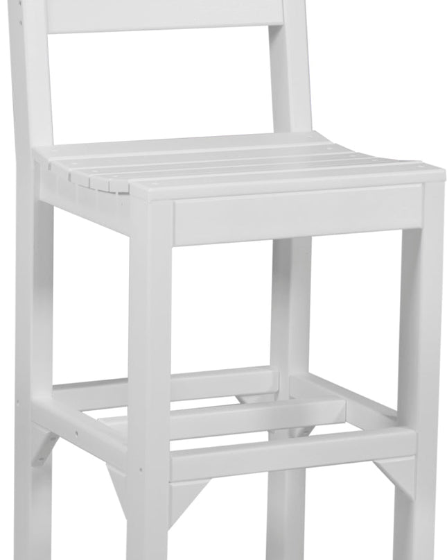 Island Side Chair (Bar Height) White