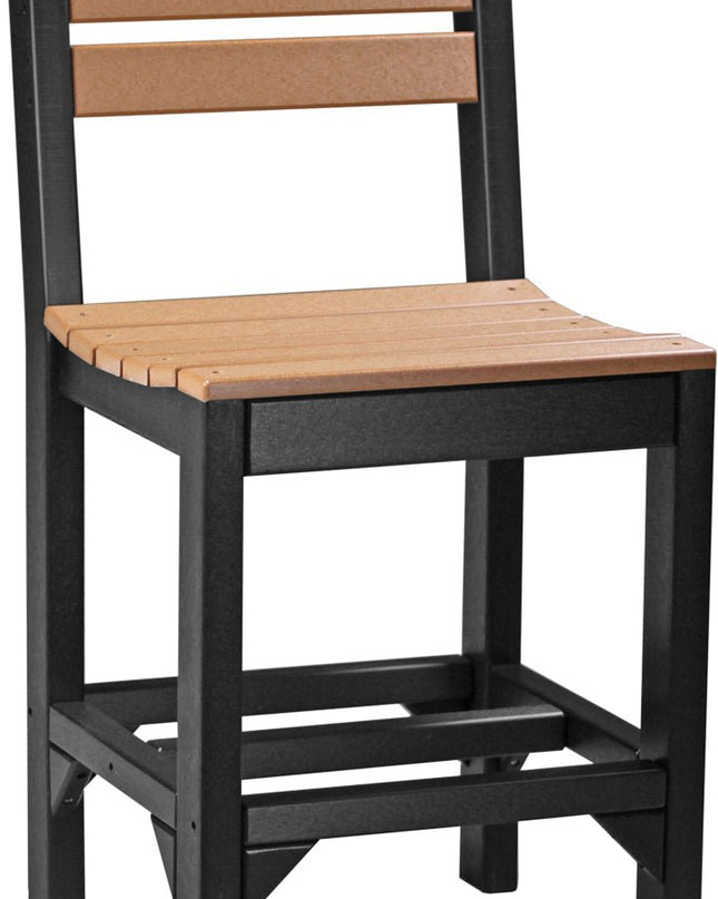 Island Side Chair (Counter Height) Cedar & Black