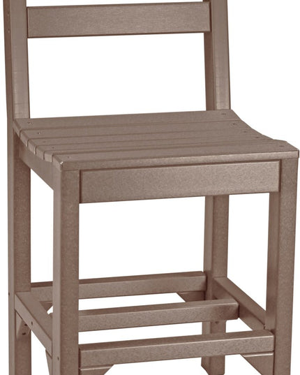 Island Side Chair (Counter Height) Chestnut Brown