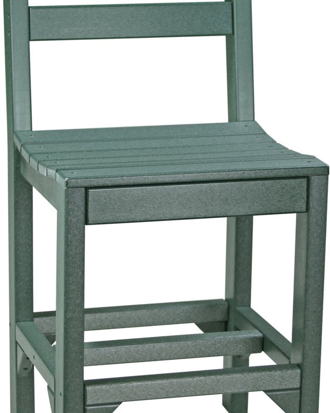 Island Side Chair (Counter Height) Green