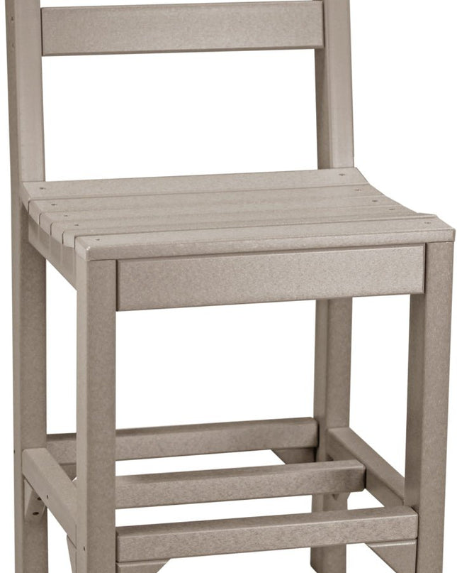 Island Side Chair (Counter Height) Weatherwood